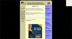 Desktop Screenshot of mlm-forum.de